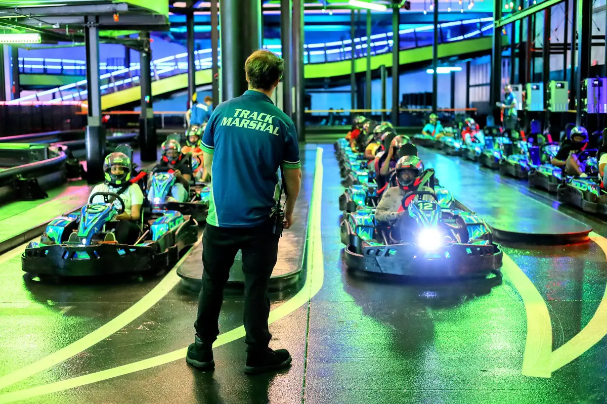 Andretti Indoor Karting near our Alta Cypress Springs apartments.